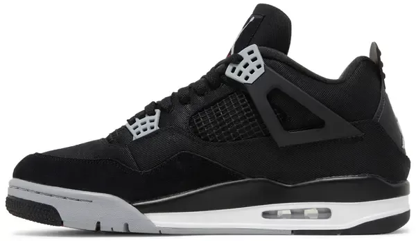 Jordan 4 Black Canvas
