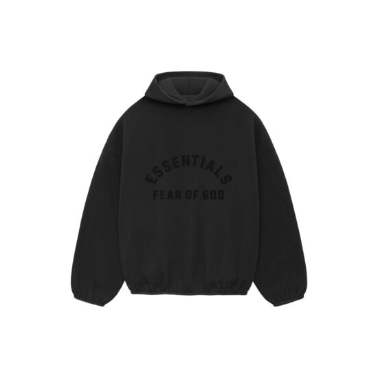 Fear of God Essentials Nylon Fleece Hoodie Black