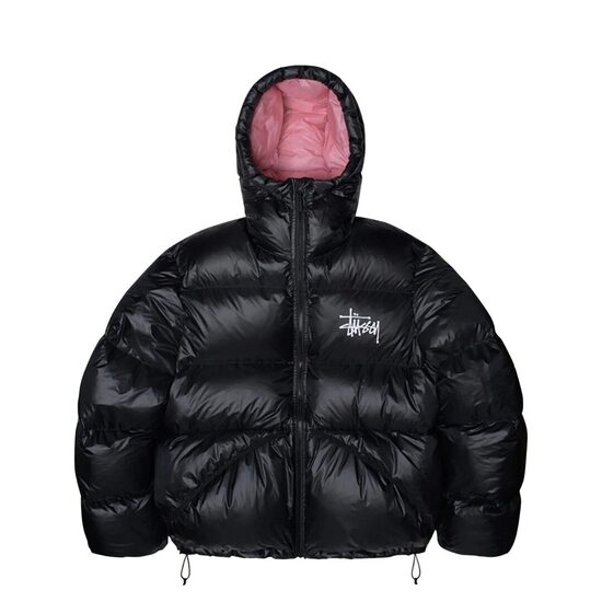 Stussy Micro Ripstop Down Parka Black