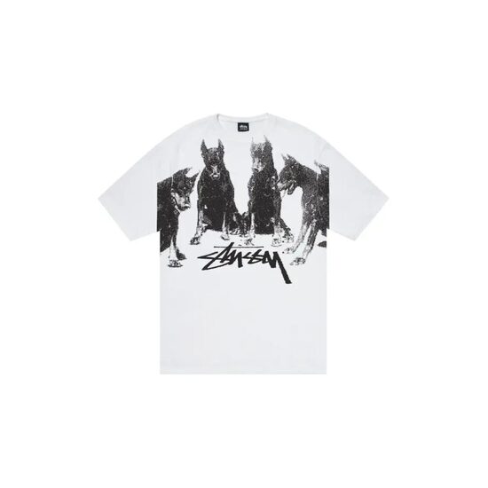 Stussy Dobermans Tee 'White'