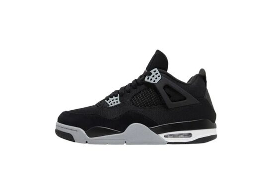 Jordan 4 Black Canvas
