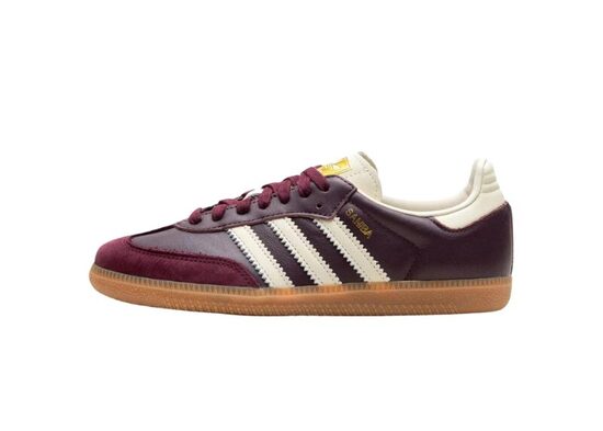 adidas Samba OG Maroon Gold Metallic