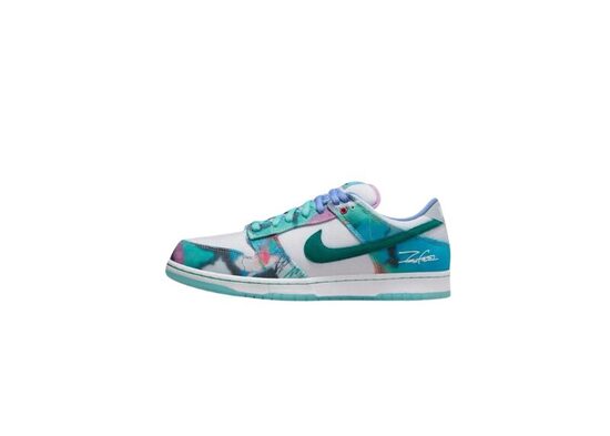 Nike x Futura Laboratories SB Dunk Low 'Bleached Aqua'