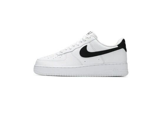 Nike Air Force 1 Low '07 'White Black Pebbled Leather'