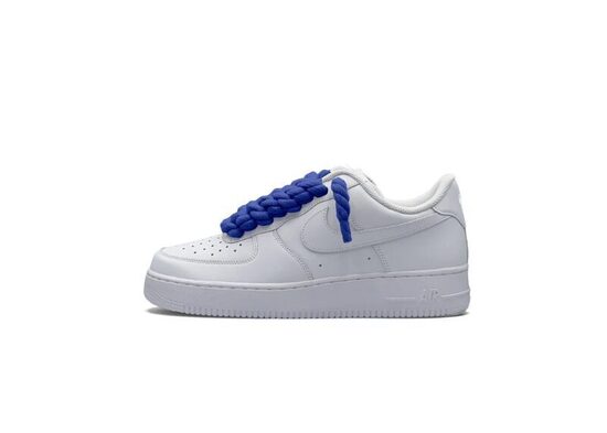 Nike Air Force 1 Low ‘07 White / Navy Rope Laces