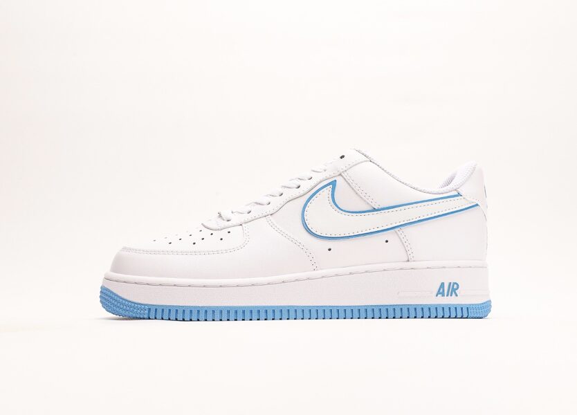 Nike Air Force 1 '07 Low White University Blue Sole